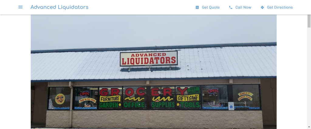 Advanced Liquidators: Liquidation store in Oregon