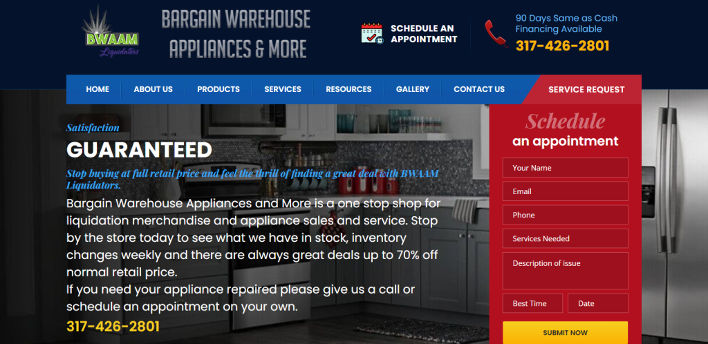 Bargain Warehouse Appliances and More