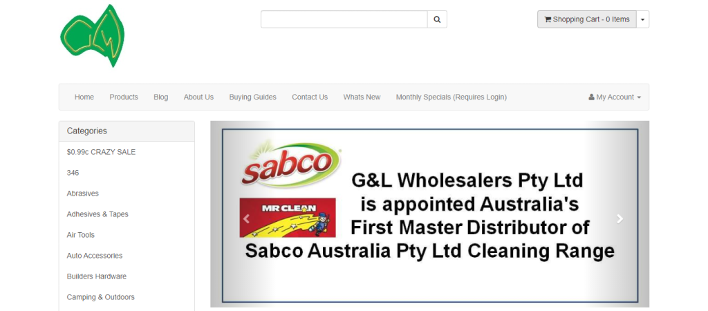 G&L Wholesalers- Liquidation Australia