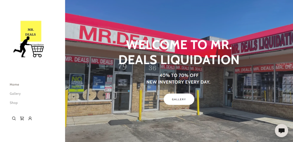 Mr. Deals liquidation