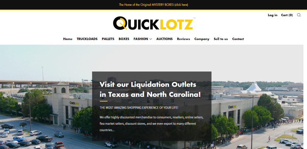 Quicklotz: liquidation pallets New York