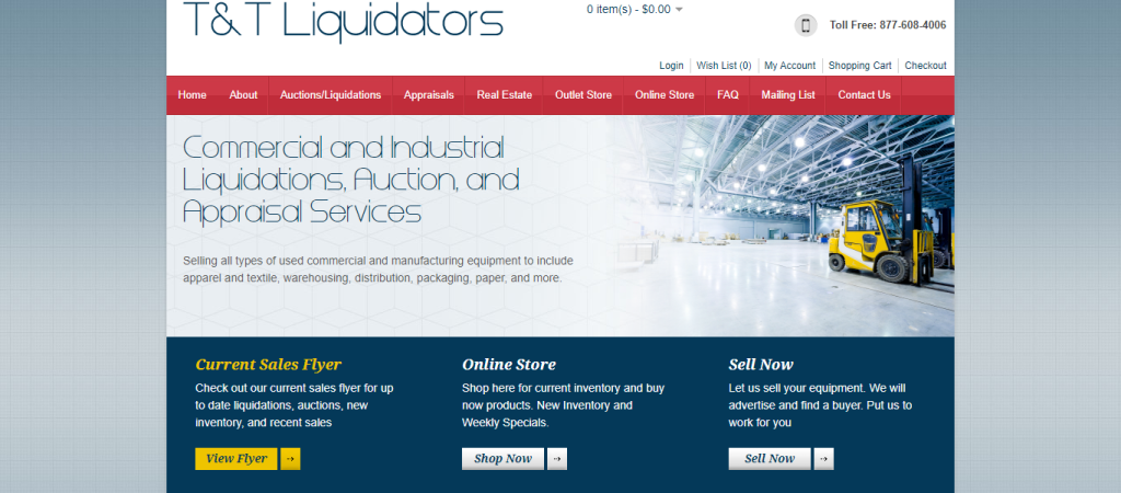 T&T Liquidators: North Carolina liquidation pallets