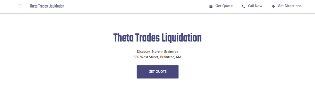 Theta Trades Liquidation - Liquidation Stores in Boston 