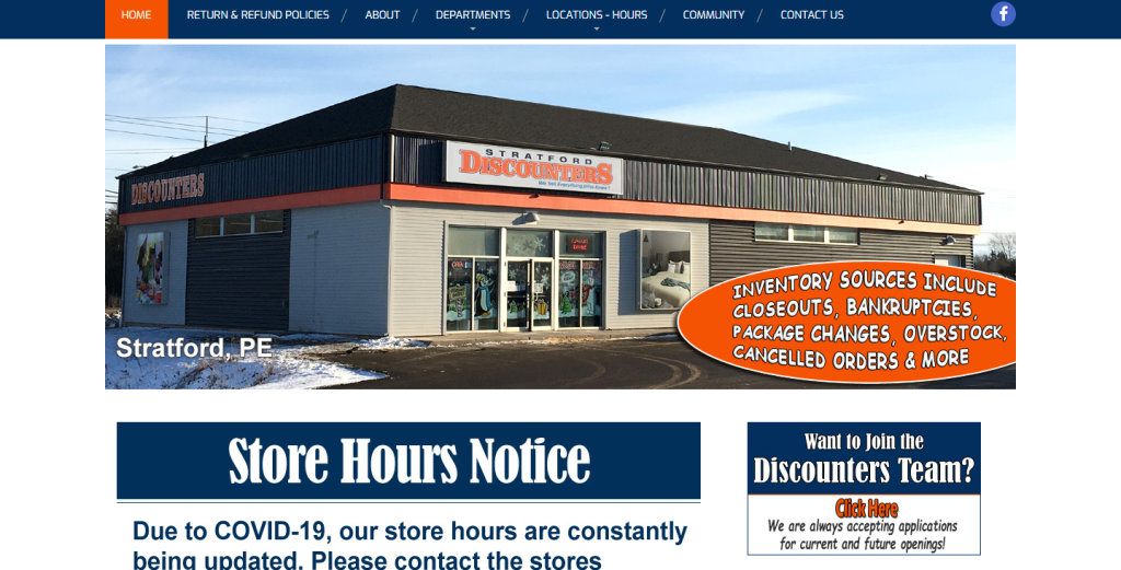 Discounters - Liquidation Stores in New Brunswick 