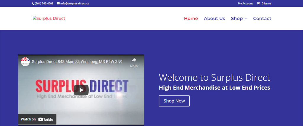 Surplus Direct: Liquidation Store in Manitoba