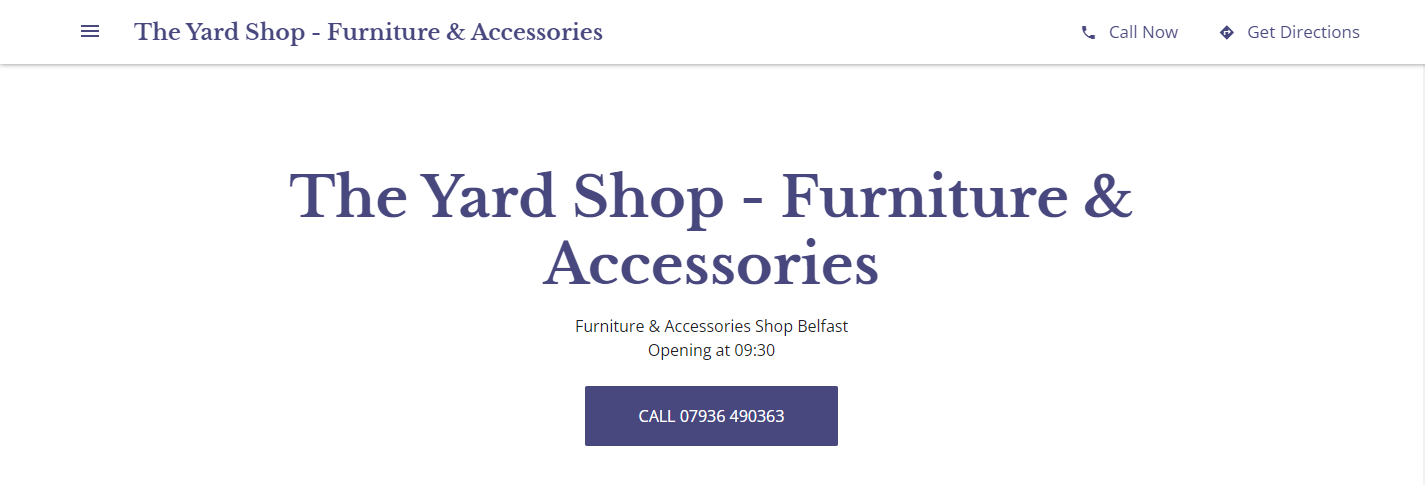The Yard Shop - Furniture and Accessories - liquidation-stores-in-belfast