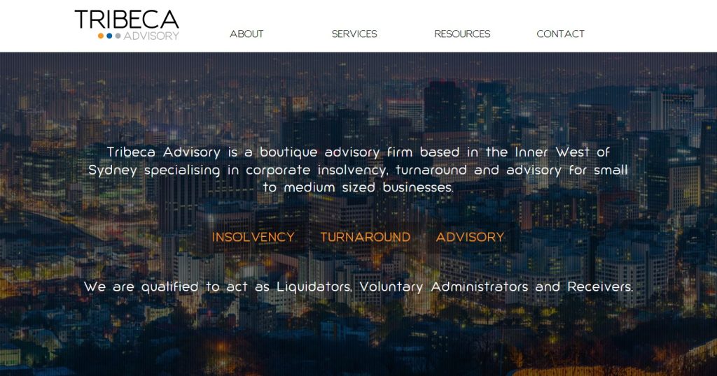 Tribeca Advisory - Liquidation Australia