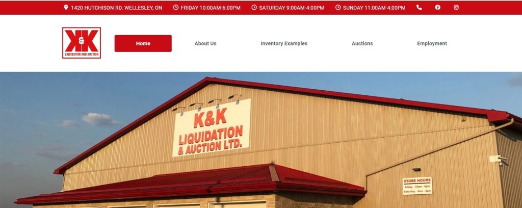 K&K Liquidation And Auction Lt: Wholesale Liquidation Canada