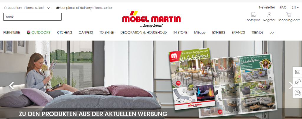 Mobel Martin: Liquidation Pallets Germany