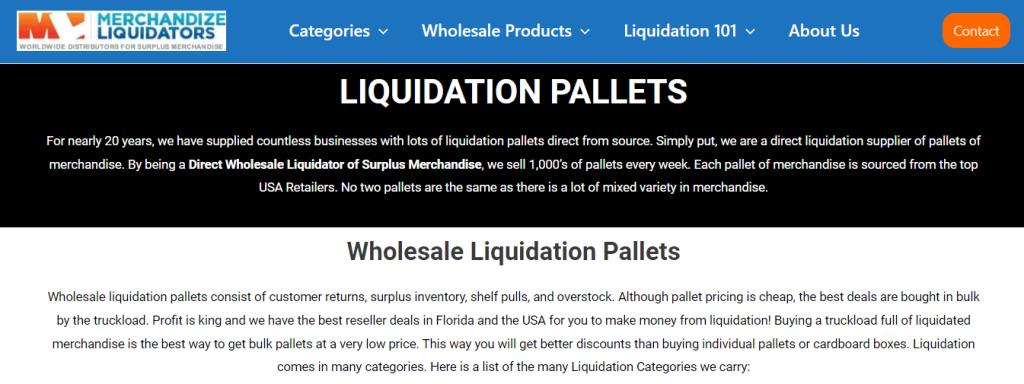 Merchandise Liquidators