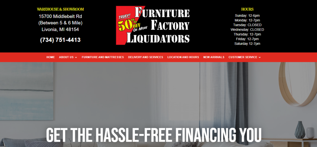 Furniture Factory Liquidators - liquidation pallets detroit