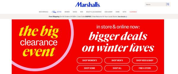 Marshalls - stores like target