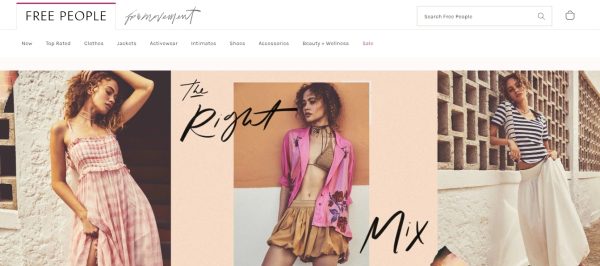 Freepeople - stores like Pacsun