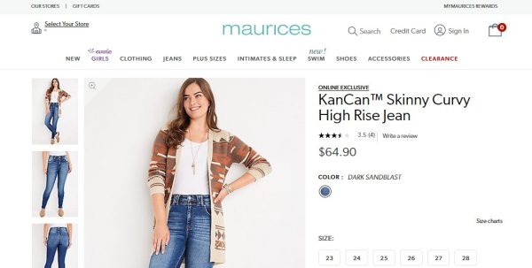 Maurices - Stores like princess Polly