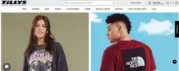 Tillys - stores like Pacsun
