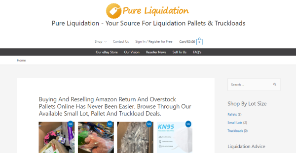 Pure Liquidation - Amazon Liquidation Canada
