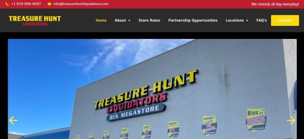 Treasure Hunt Liquidators - Liquidation Stores Raleigh NC